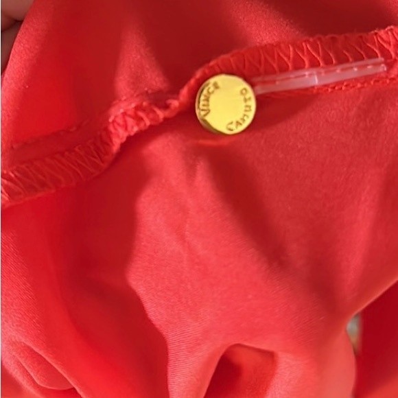 Vince Camuto Floral Print Tie Shoulder Chiffon Midi Dress - Picture 8 of 8